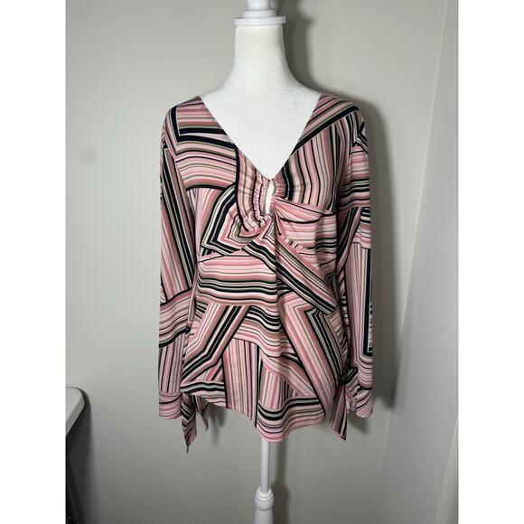 Vintage Y2K Fashion Bug Flare Sleeve Top - Picture 1 of 7